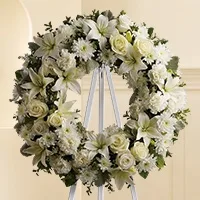coroane si jerbe funerare, aranjamente funerare dragasani