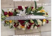 Agentie Servicii Funerare Aranjamente si Coroane funerare - livrari Galati Braila