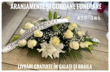 Agentie Servicii Funerare Aranjamente si coroane funerare - livrari Braila Galati