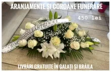 Agentie Servicii Funerare Aranjamente si coroane funerare - livrari Braila Galati